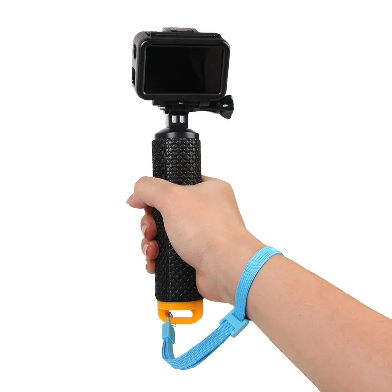 Galleggiante Bobber Grip Bobber Impermeabile Per Gopro Sjcam Yi 4K Diving Surfing Floating Handle Bar Self Stick Dji Osmo Action Camera