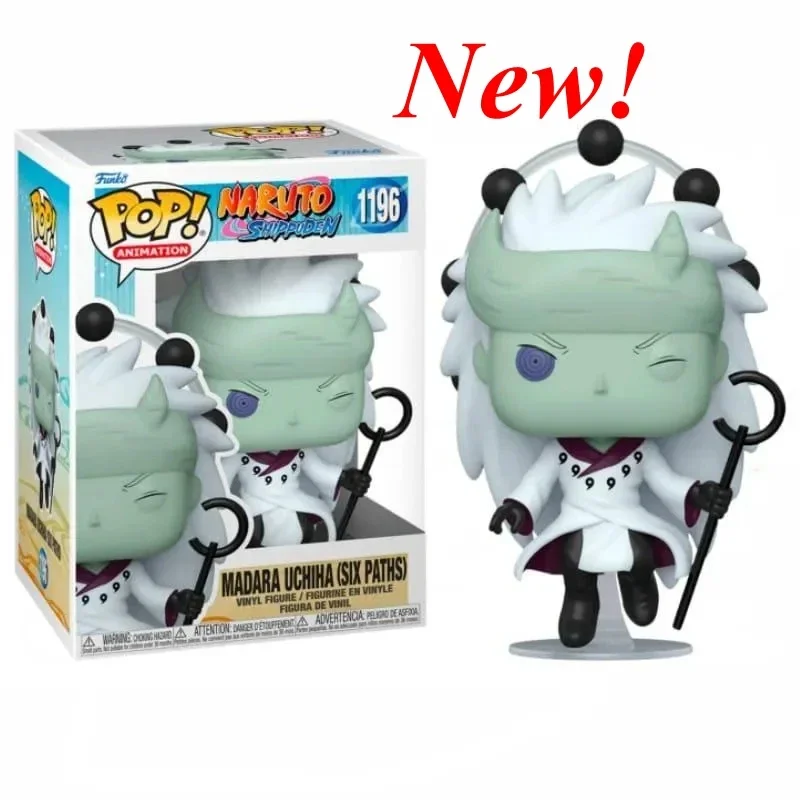 Il Più Nuovo Funko Pop Narutoes Madara Uchiha (Sei Percorsi) #1196 Pvc Action Figure Cartoon Toys Collezione Di Modelli Per Regali Per Bambini