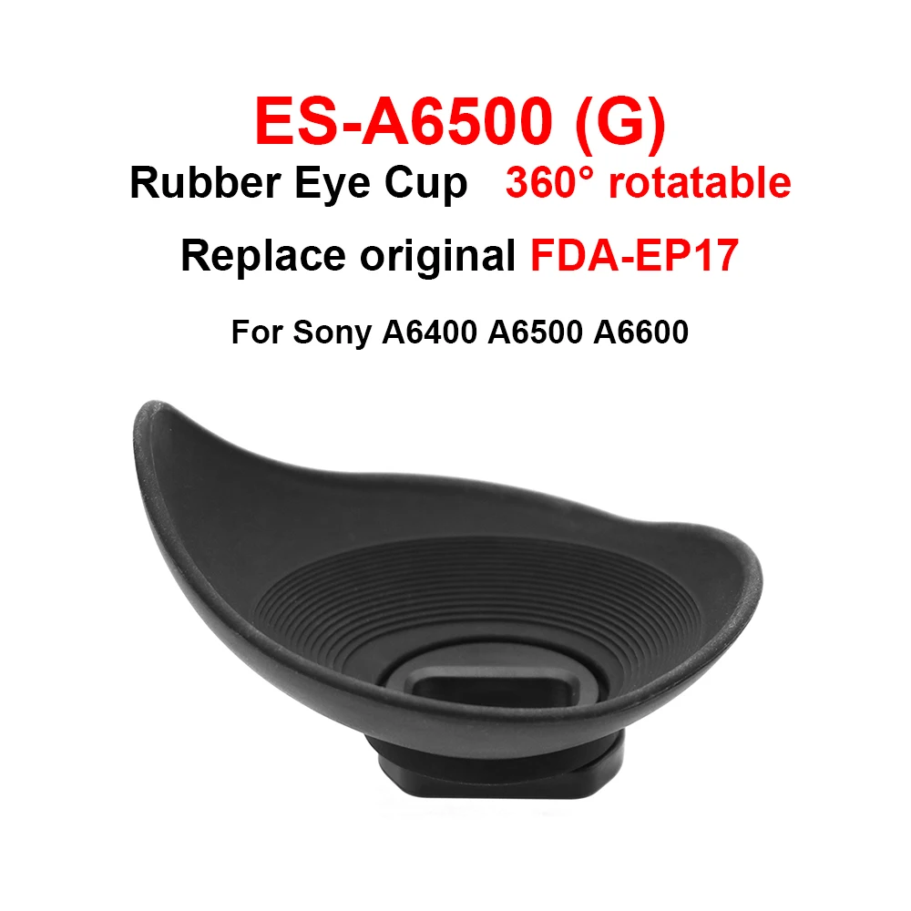 Es-A6500(G) Gomma 360 ° Ruotabile Oculare Oculare Sostituire Sony Fda-Ep17 Per Sony A6400 A6500 A6600 Accessori Fotocamera