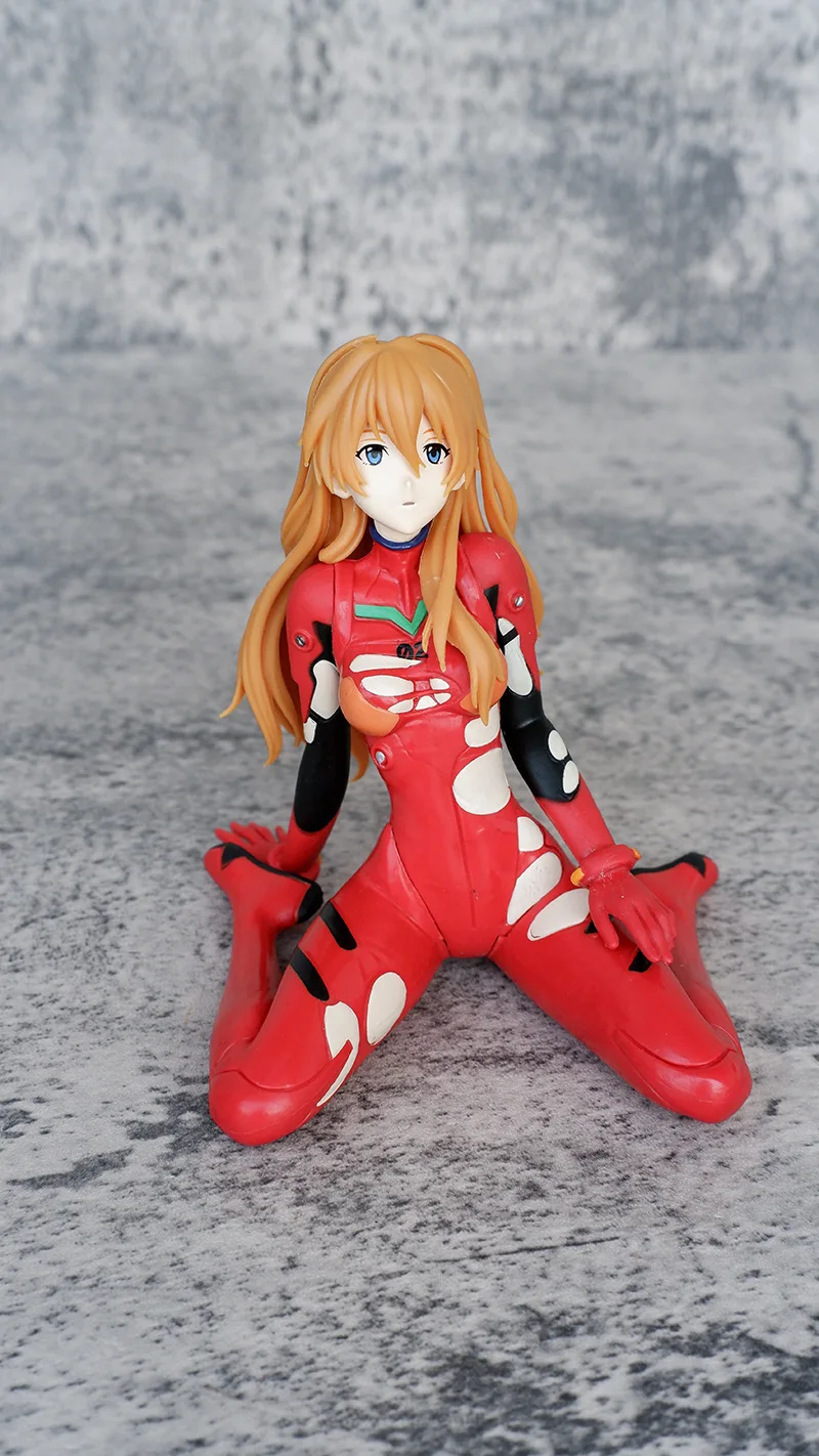 Neon Genesis Evangelion Anime Figure Asuka Shikinami Eva Exploding Clothes Action Figure Pvc Giocattoli Regalo Per Bambini