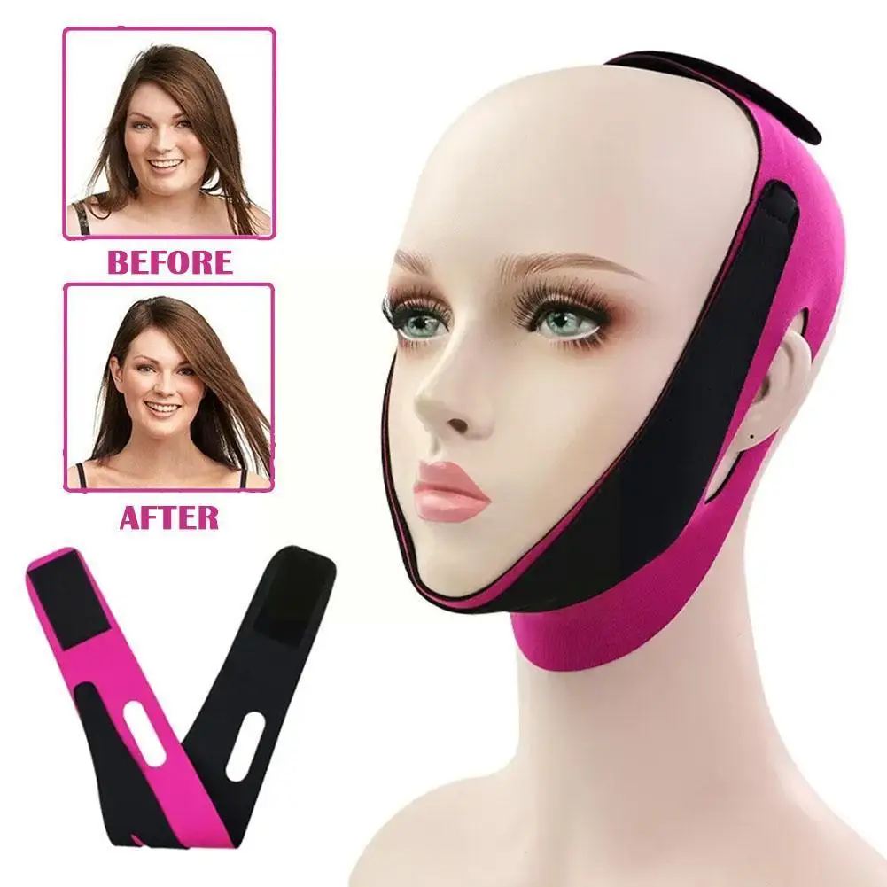 V Face Lift Up Belt Sleeping Sliming Face Massage Band Belt Skin Bandage Double Chin Bandage Night Shaper L3G1