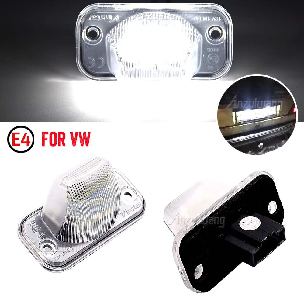 2Pcs Luce Targa Plug And Play Per Vw Transporter T4 Passat 1990-2003 Jetta Campmobled Luce Targa Lampada