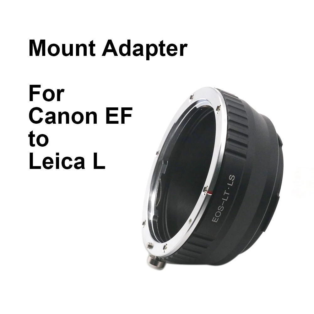 Ef - L Per Obiettivo Canon Eos Ef/Ef-S-Anello Adattatore Per Montaggio A L Leica Ef-Tl Ef-Sl Efs Per Leica Tl Cl Sl Per Panasonic Lumix S1 S5