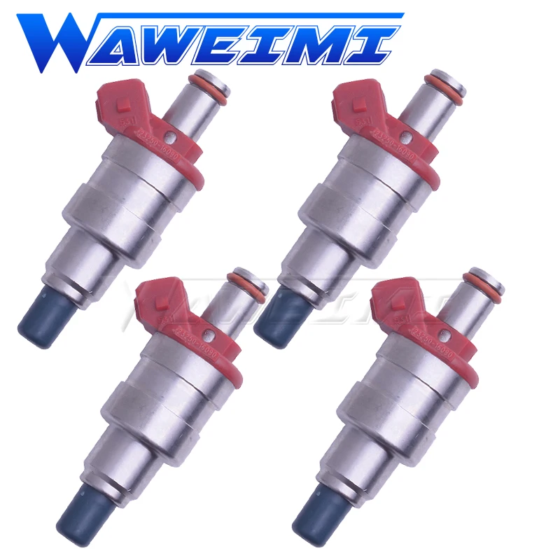 Waweimi 4 Pezzi Iniettore Di Carburante 23250-16090 Per Toyota Europe Corolla Mr2 Mk1 195500-1760