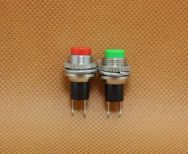 Rosso/Verde Cap Momentaneo N/O Off-(On) Auto Noleggio Barche 3 V/6 V/9 V/12 V Interruttore Di Spinta