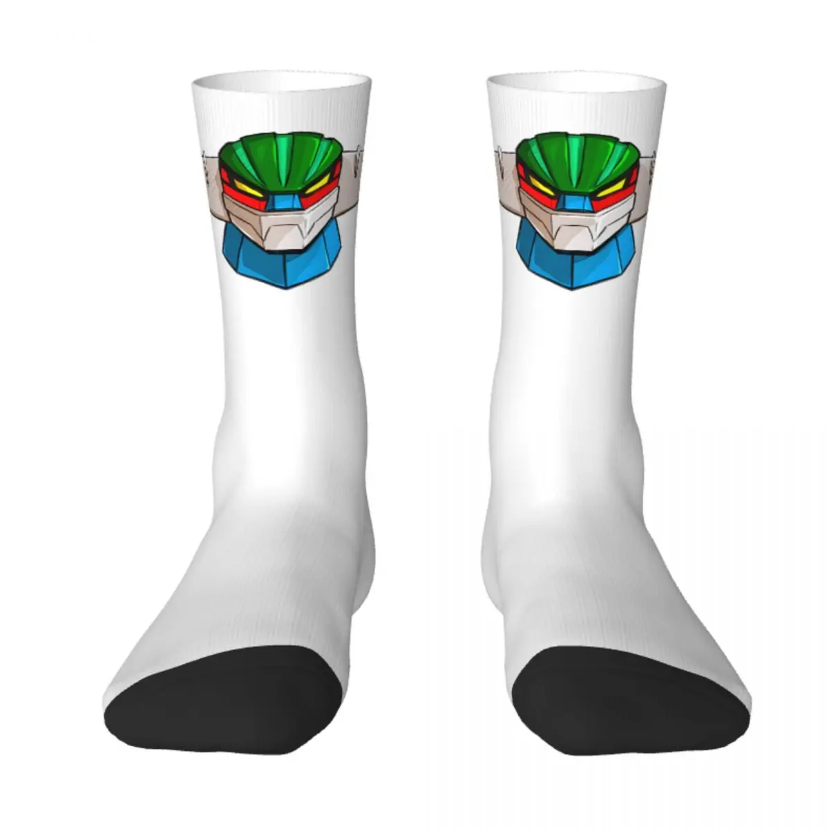Face Koutetsu Jeeg Anime Sock Socks Men Women Polyester Stockings Customizable Hip Hop