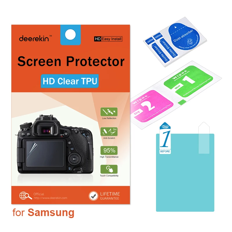 Deerekin Hd Tpu Protezione Dello Schermo Per Samsung Nx3000 Nx30 Nx500 Smart Fotocamera Digitale