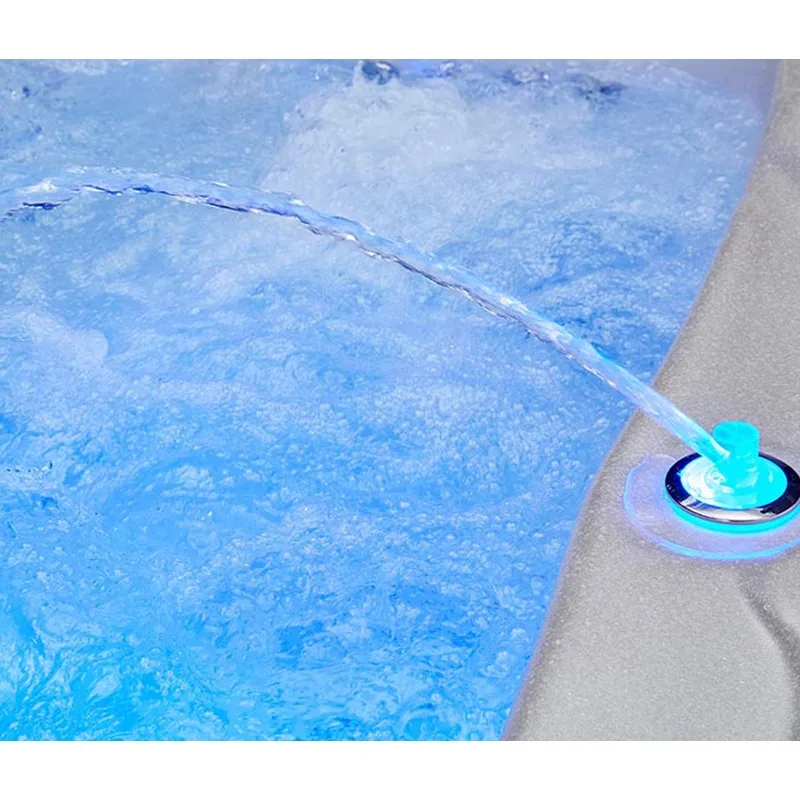 Jacuzzi A Temperatura Costante Per Più Persone All'Aperto, Spa Spa, Bagno In Acrilico, Hotel Per Famiglie Di Grandi Dimensioni, Vasca Idromassaggio