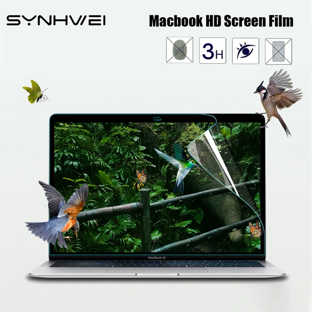 Pellicola Salvaschermo Per Macbook Tutti I Modelli Air 13 M1 Pro 13 14 15 16 Touch Bar Max Cover Hd Film Soft Guard Accessori Macbook