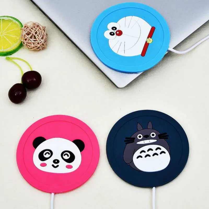Caldo 5V Usb Sveglio Del Silicone Di Calore Dello Scaldino Tè Al Latte Tazza Di Caffè Bevande Calde Bevande Tazza Di Best Regalo