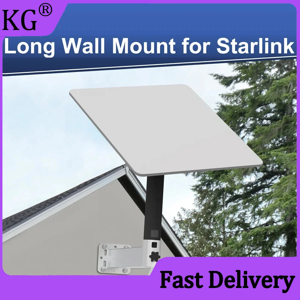Starlink Mount,Starlink Long Wall Mount Internet Kit Antenna Satellitare Foro Di Montaggio Vite Di Bloccaggio Starlink Satellite Internet