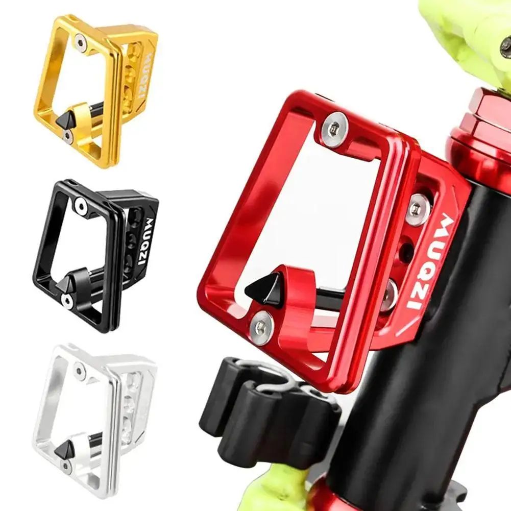 Blocco Portabiciclette Anteriore In Lega Di Alluminio Per Brompton Dahon Staffa Adattatore Per Supporto Per Borsa Portabiciclette Pieghevole A 3 Fori