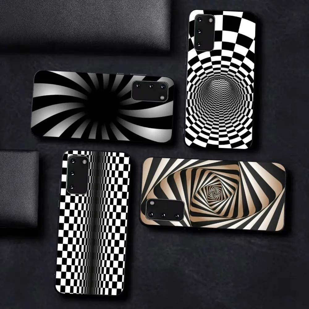 Custodia Per Telefono 3D Vortex Illusion Per Samsung S 9 10 20 21 22 23 30 23Plus Lite Ultra Fe S10Lite Fundas