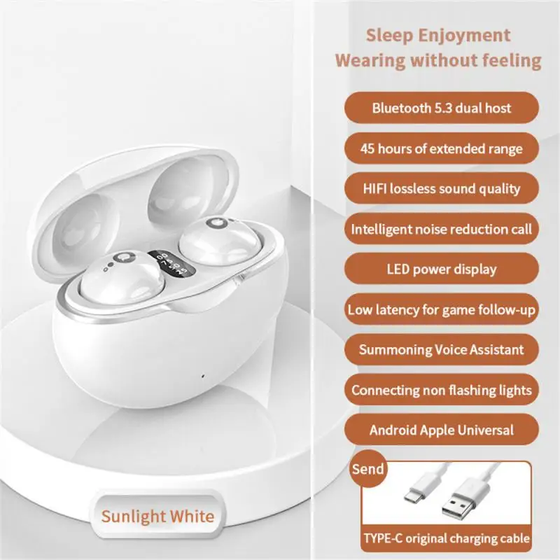Auricolare Wireless Stereo Hifi Tecnologia Di Riduzione Del Rumore Intelligente Microfono Pickup Ad Alta Definizione Isolare Efficacemente Il Rumore