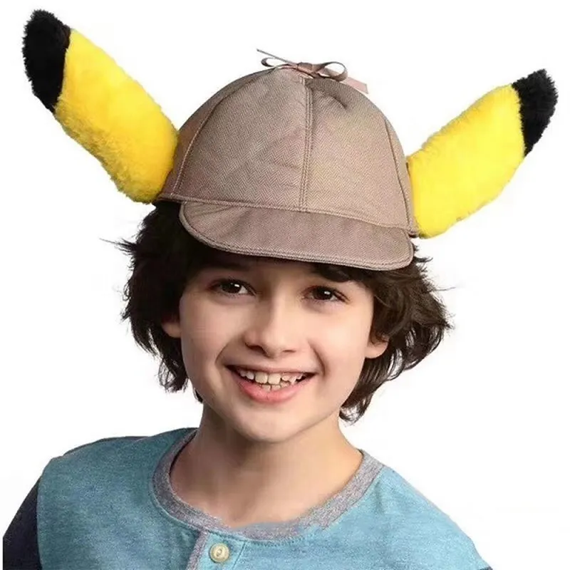 Giocattolo Di Peluche Originale Pokemon Detective Pikachu Hat Christmas Party Props