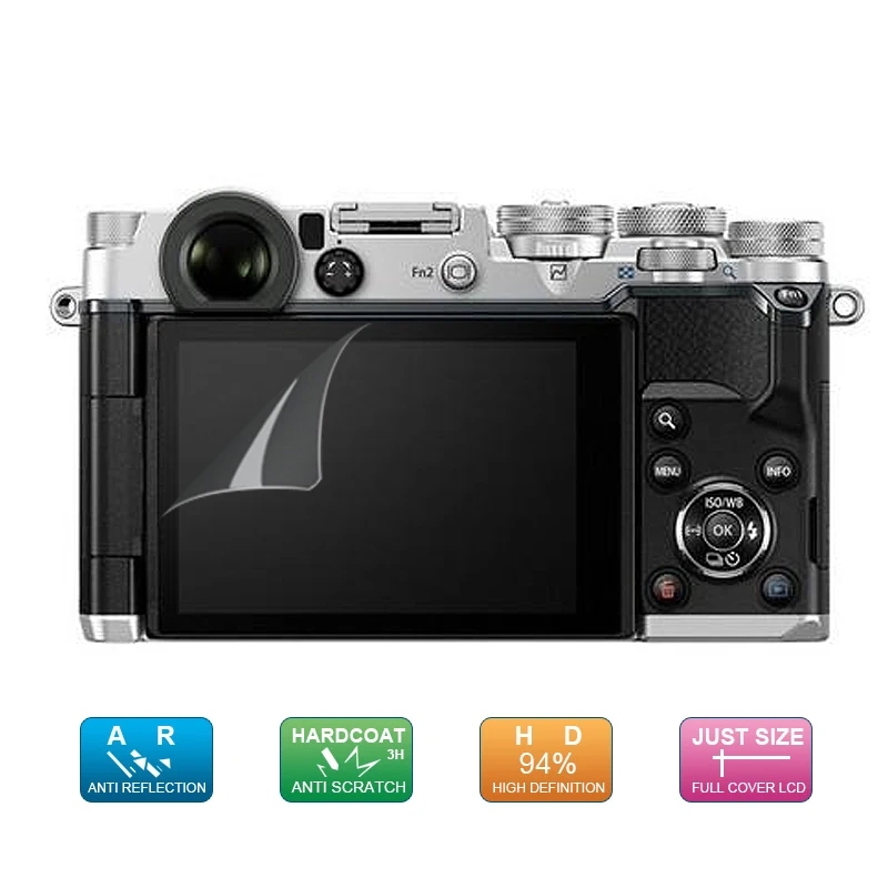 (6 Pz, 3 Pack) Guard Lcd Film Screen Display Protector Per Olympus Pen-F/Pen F/Sp-100Ee Dello Stilo/Stilo 1/1 S