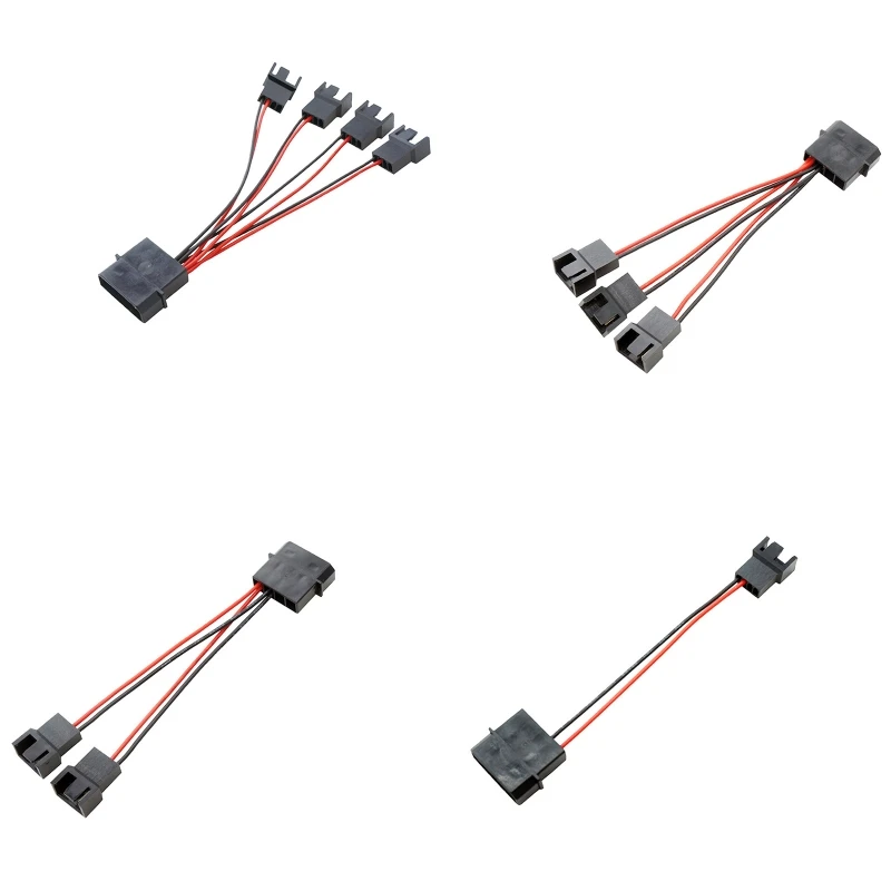 Y1Ub Ide 4 Pin Maschio Molex A Piccolo 4 Pin Femmina Y Splitter Adattatore Floppy Disk Cavo Alimentazione Convertitore