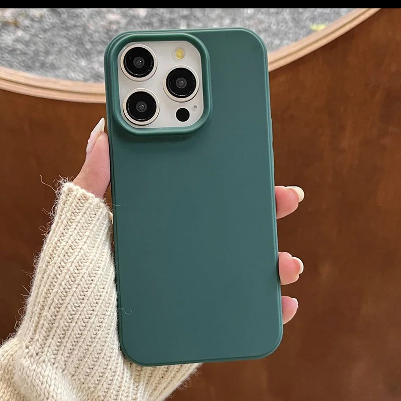 Custodia Morbida Antiurto Candy Colors Per Iphone 13 14 Pro Max Cover In Silicone Tpu Di Lusso Per Iphone 13Pro 14Plus 14Promax