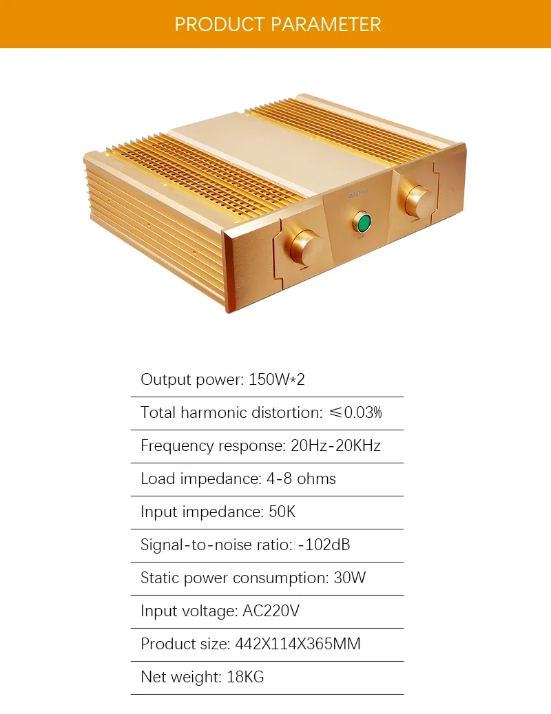 Breeze Audio Clone Fm300A Amplificatore Di Potenza Hi-Fi Ultimo Preamplificatore 2024 Hifi Endstufe High End