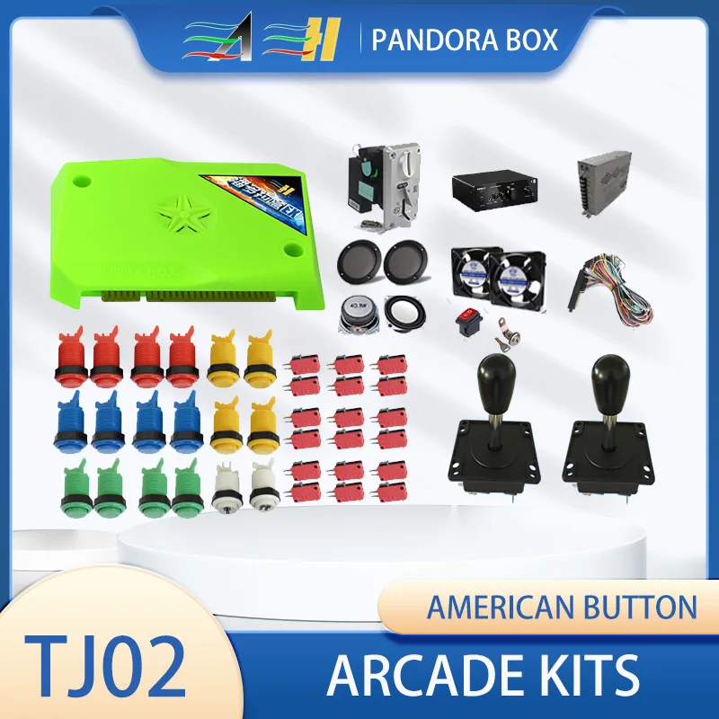Arcade Pulsante Bartop Arcade Mini Completo Arcade Kit Pandora Arcade Accettore Di Monete Jamma Schede Di Gioco