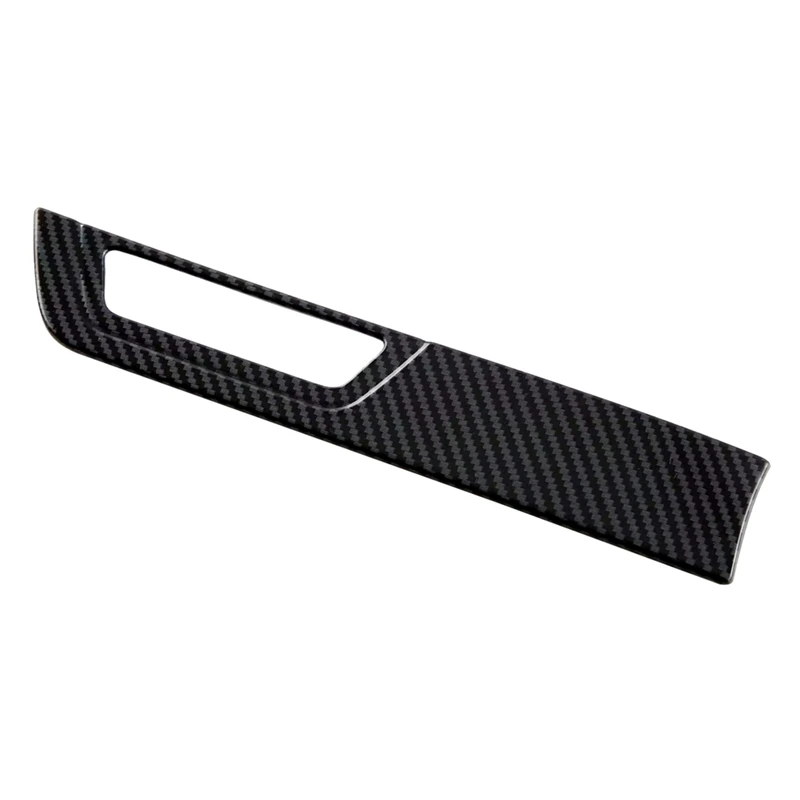 Per Bmw X1 U11 2023 2024 Car Headlight Switch Cover Frame Trim Sticker Parts - Abs Carbon Fiber