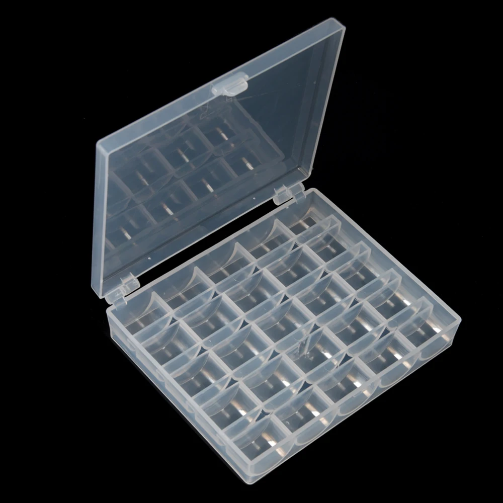 25 Slot Bobine Vuote Scatola Bobine Macchina Da Cucire Coperture Per Bobine Per Cucire Accessori Per Cucire Goody