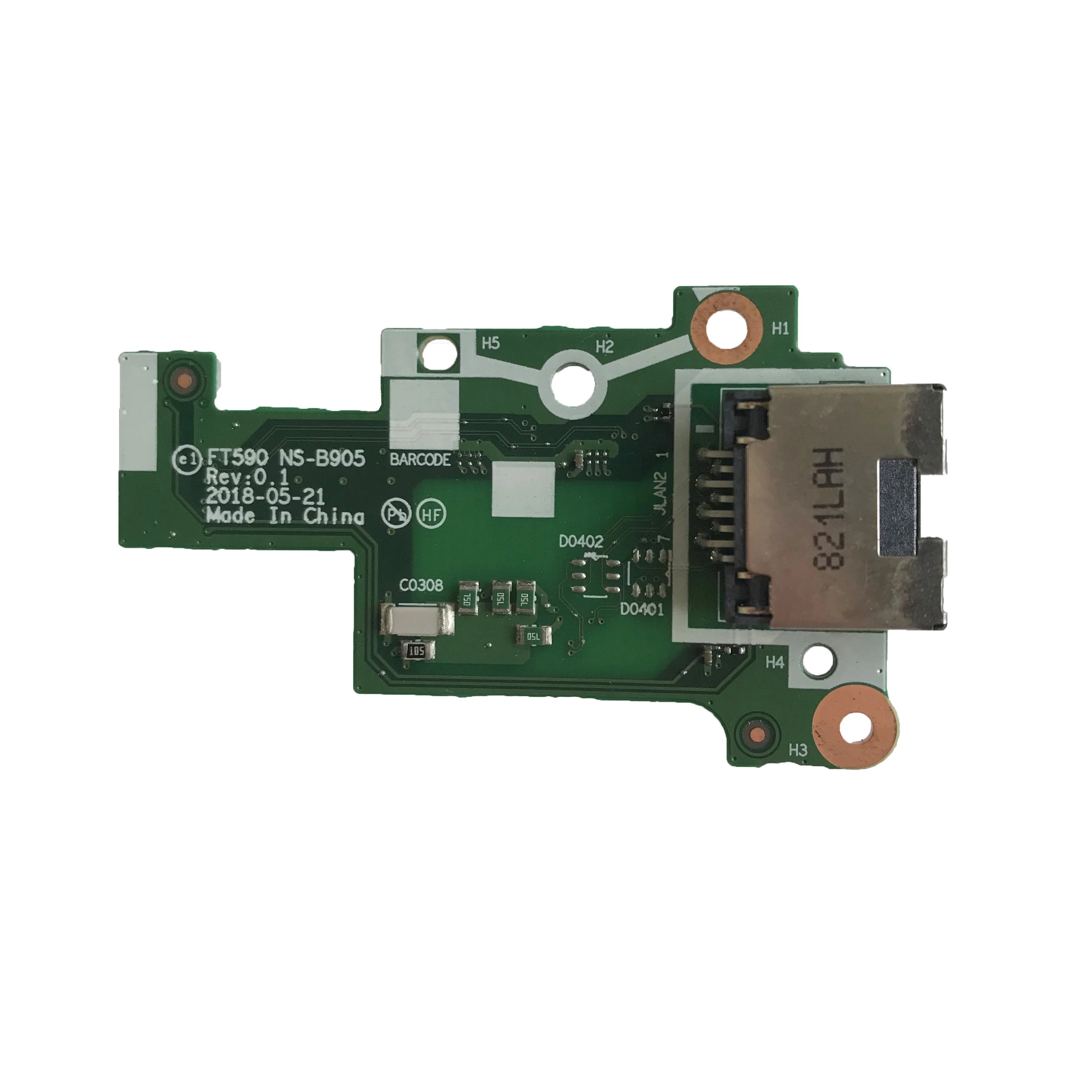Nuovo Originale Fo Thinkpad T590 P53S T15 Gen 1 T15 Gen 2 Lan Rj45 Bordo 01Yt388
