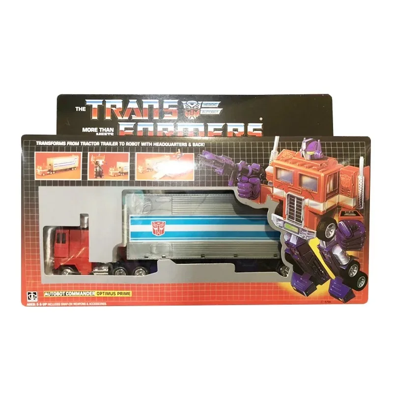 Trasformazione G1 Reissue Optimus Prime Nuovissimo Giocattolo Per Bambini Action Figures Collezione Regalo Giocattolo Hobby Spedizione Gratuita