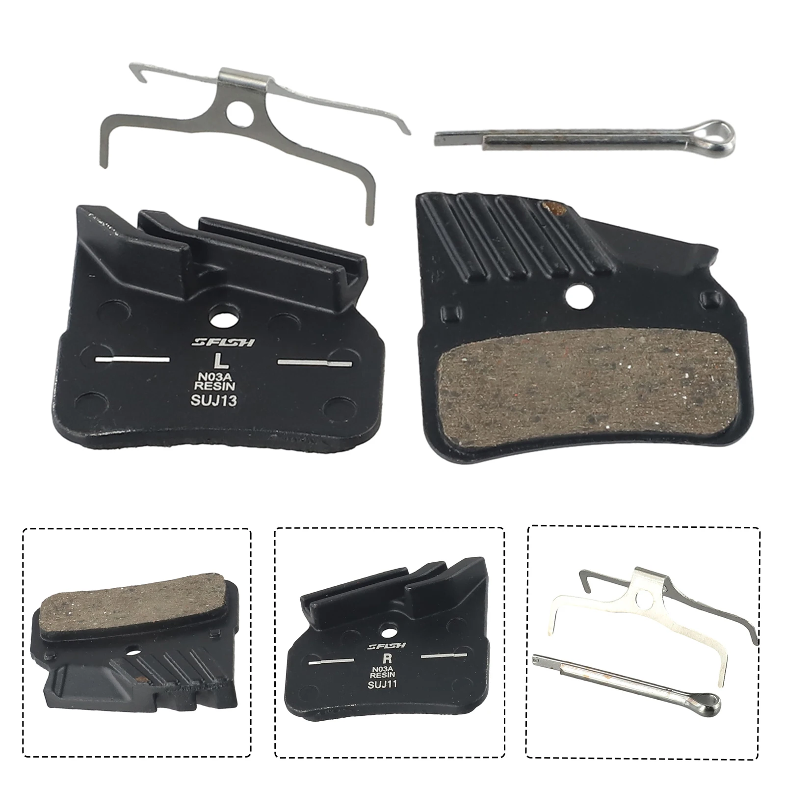 Accessori Mtb Pastiglie Freno A Disco Accessori Bici Alluminio N03A Resina Resistenza All'Usura Per-Shimano M9120/M8120/M7120