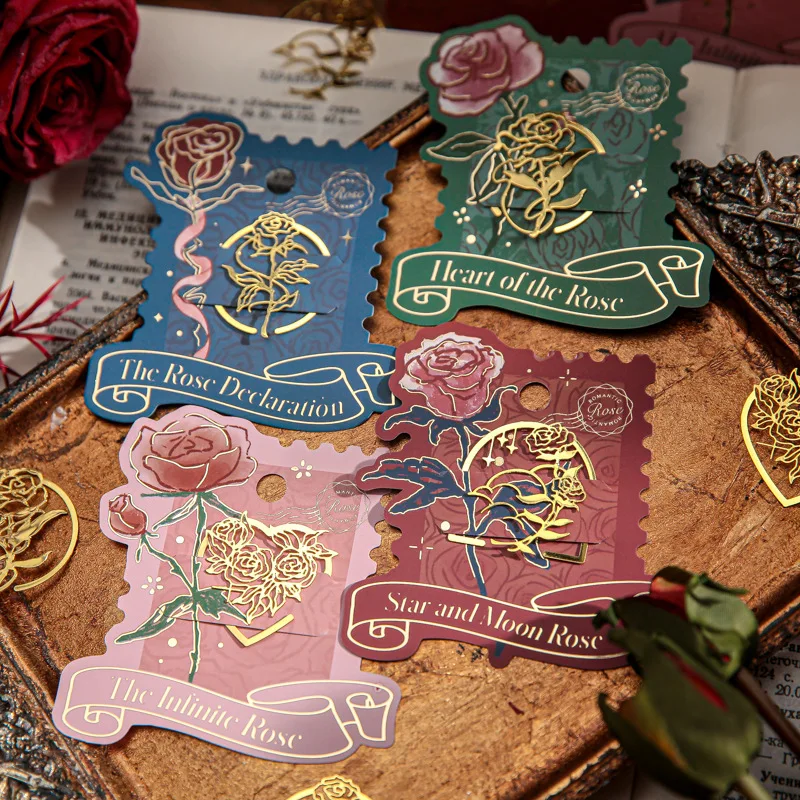 Rule Of Rose Style Metal Products Letterary Romance Plant Hollowing Fermalibri Segnalibro A Colori Creatività Culturale Segnalibro
