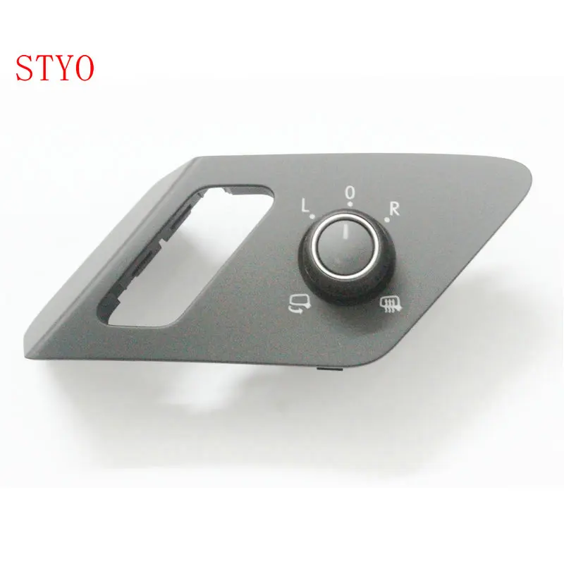 Styo Car Chrome Interruttore Specchietto Laterale Con Funzione Fold Per Lhd Vw Golf 7 Mk7