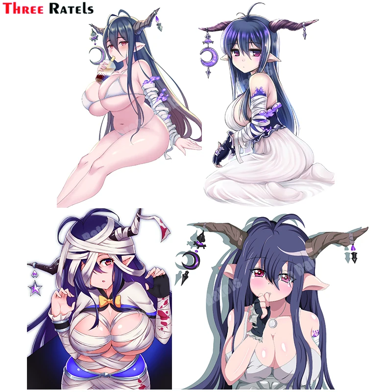 Tre Ratels B121 Danua Granblue Fantasy Anime Accessori Auto Hentai Sexy Girl Custom Car Sticker Window Wall Decal