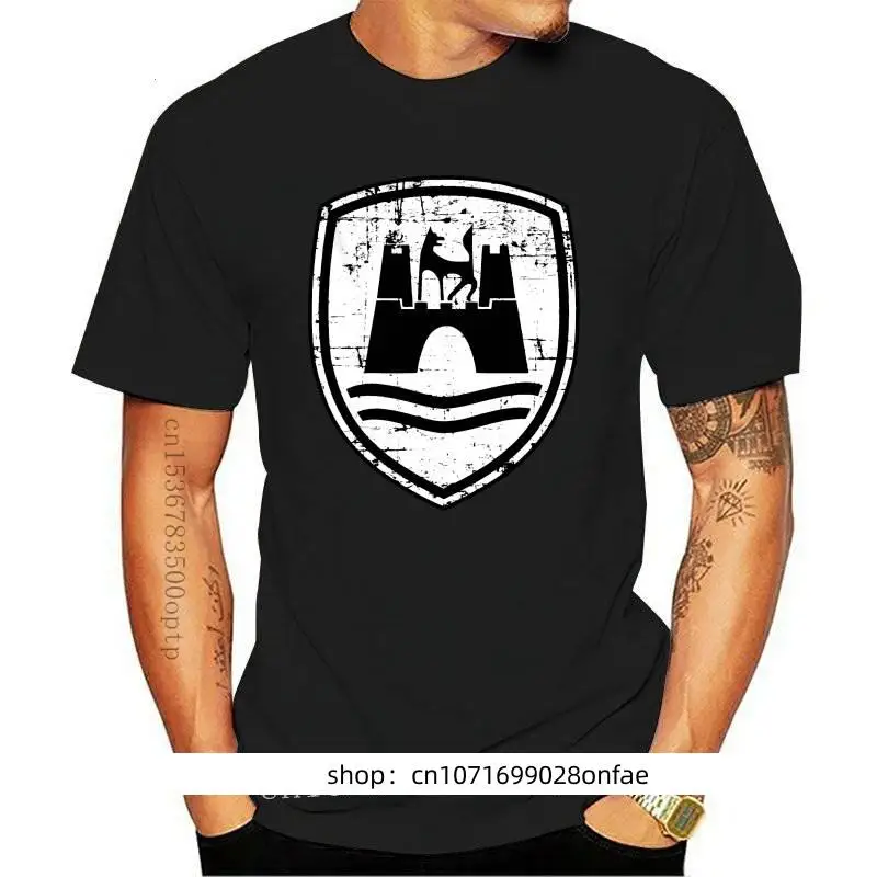 T-Shirt 100% Cotone Organico Wolfburg Classico Uomo Campervan T-Shirt Da Uomo Cool