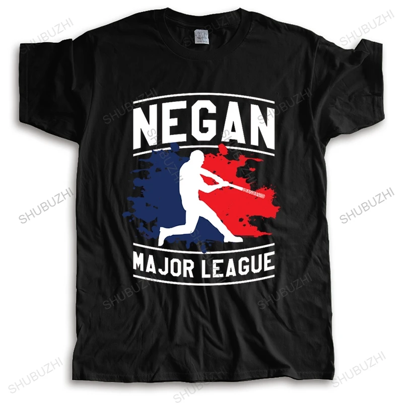 Maglietta Di Marca Negan Signora Negan Major League Shirt Da Uomo Estate Manica Corta Personalizzata The Walking Dead Negan T-Shirt