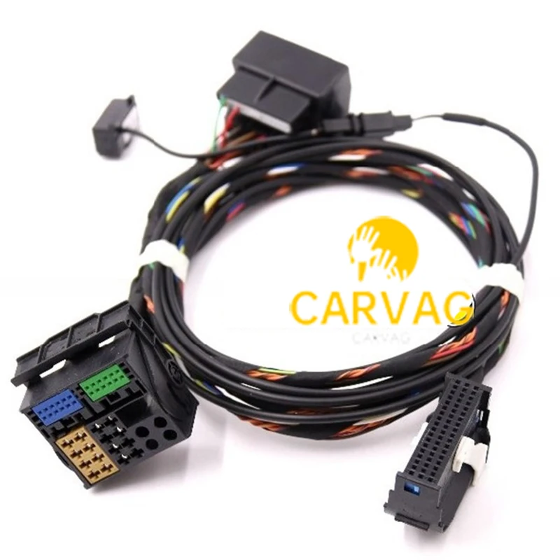 Per Golf Passat Tiguan Jetta 9W2 9W7 9Zz Bluetooth Rcd510 Rns510 Cavi Di Cablaggio Plug & Play Con Microfono