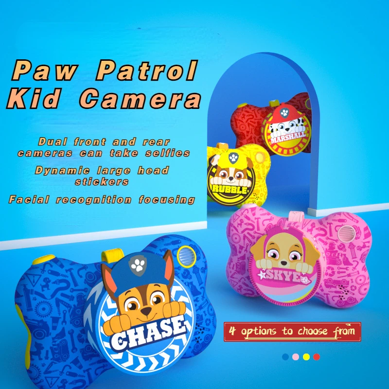New Paw Patrol Cartoon Kids Camera Digital Toys For Kids Camara Fotos Freelainitiana Pettulestrauntight Componiera Termica Bambini Regali Di Compleann