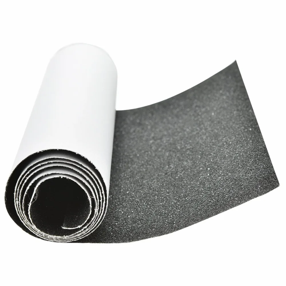 1Pc Perforato Skateboard Deck Grip Tape Skateboard Sand Paper Tape 81Cm * 22Cm Griptape Black Skate Scooter Carta Vetrata Sticker