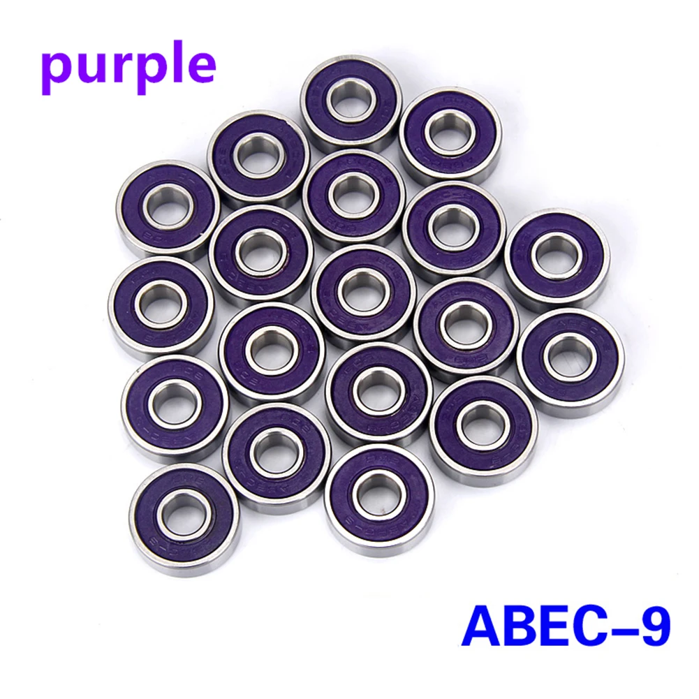 8X22X7Mm Parti Del Cuscinetto Dello Skateboard Roller Scooter Sealed Skate Skateboard Abec-7 / Abec-9 608 Antiruggine Durevole