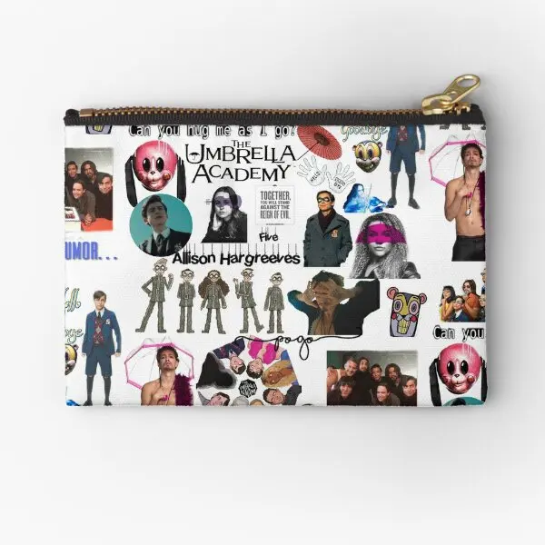 The Umbrella Academy Zipper Pouches Women Packaging Money Bag Coin Key Pocket Socks Mutandine Cosmetiche Intimo Storage Men