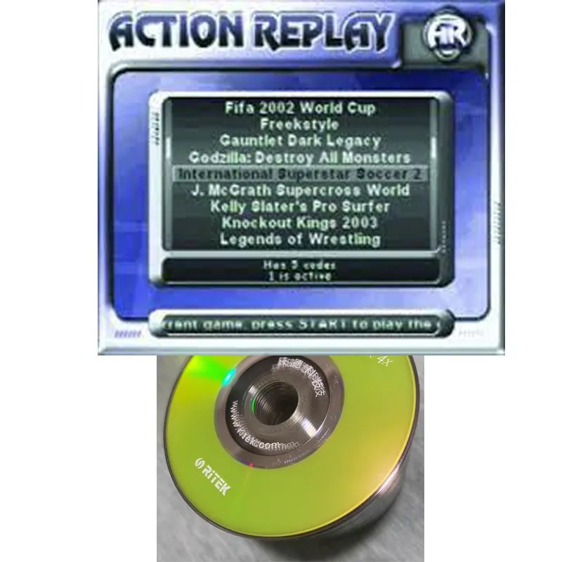 Ngc Action Replay Ar The Ultimate Game Enhancer Per Gamecube Cheats Disc