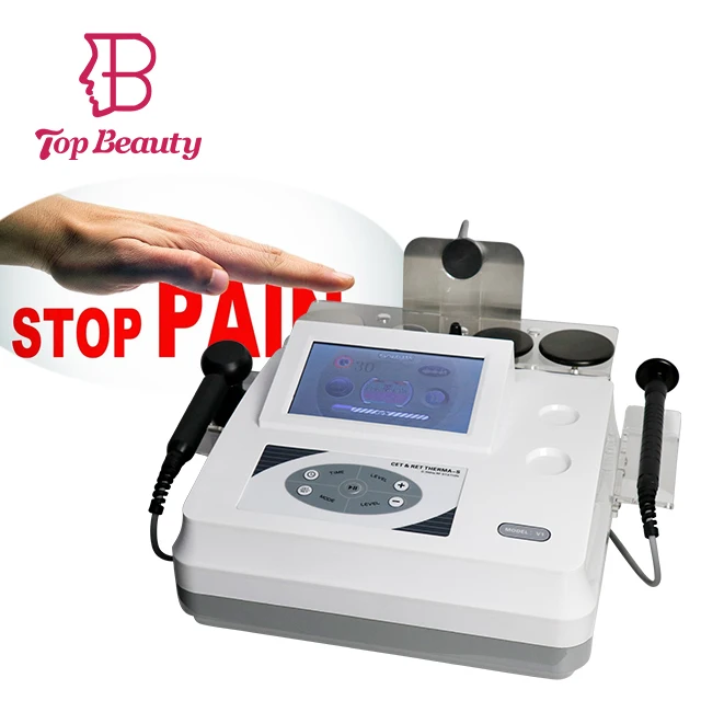 Portable Monopolar Cet Ret Rf Short Wave Diathermy/Tecar Therapy Physio Machine Slimming Beauty Instrument On Sale