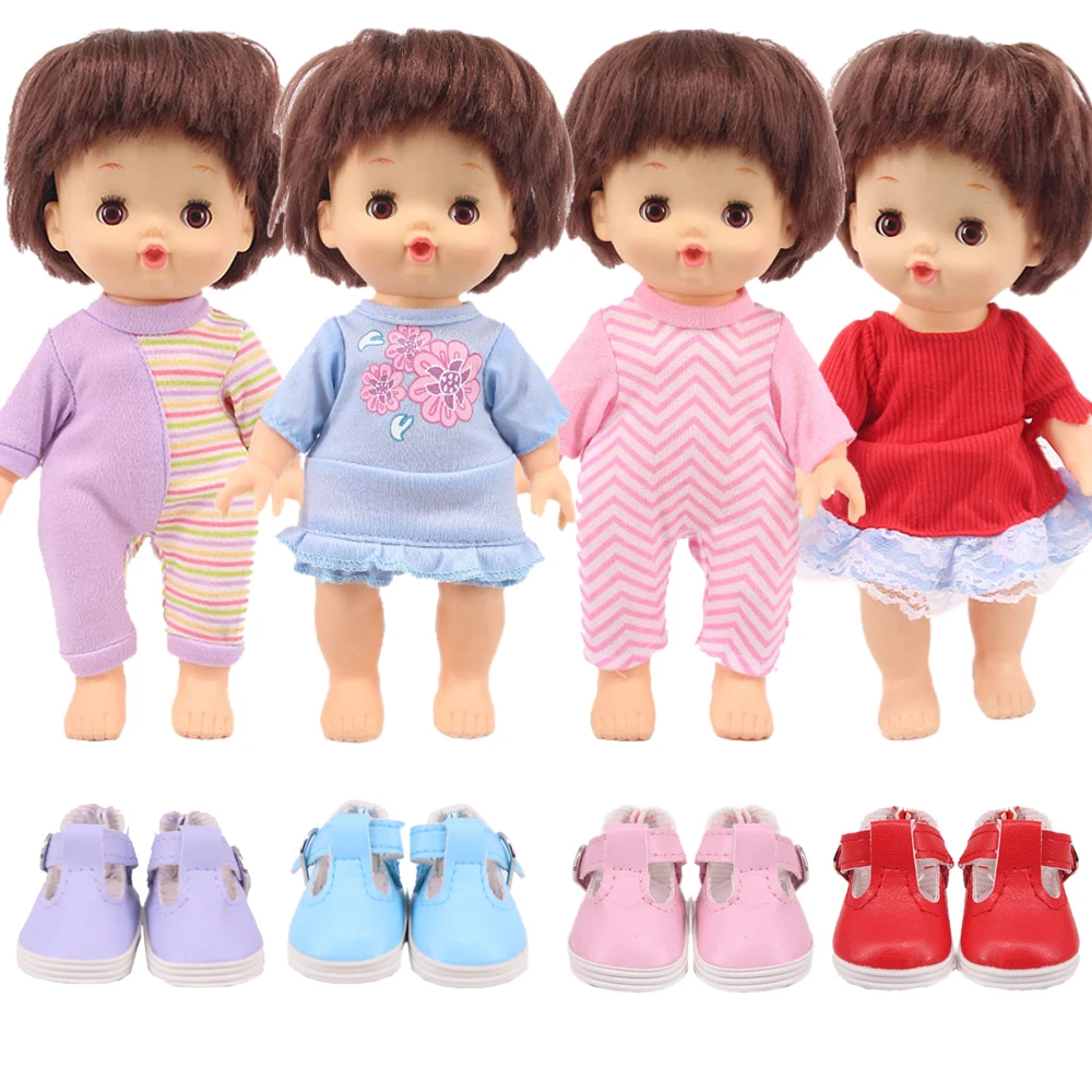 Vestiti Per Bambole Pigiama Per Bambole In Cotone Scarpe Di Tela 2 Pz/Set Per 25Cm Mellchan Baby Nenuco Doll Hermanita Baby Gifts To Our Generation