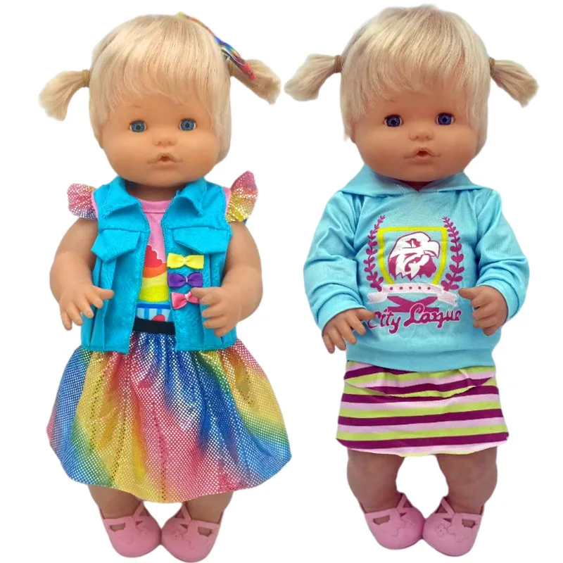 16 Pollici Nenuco Baby Doll Girl Clothes Dress Per 40Cm Baby Dolls Indossa Giocattoli Regali Per Bambini