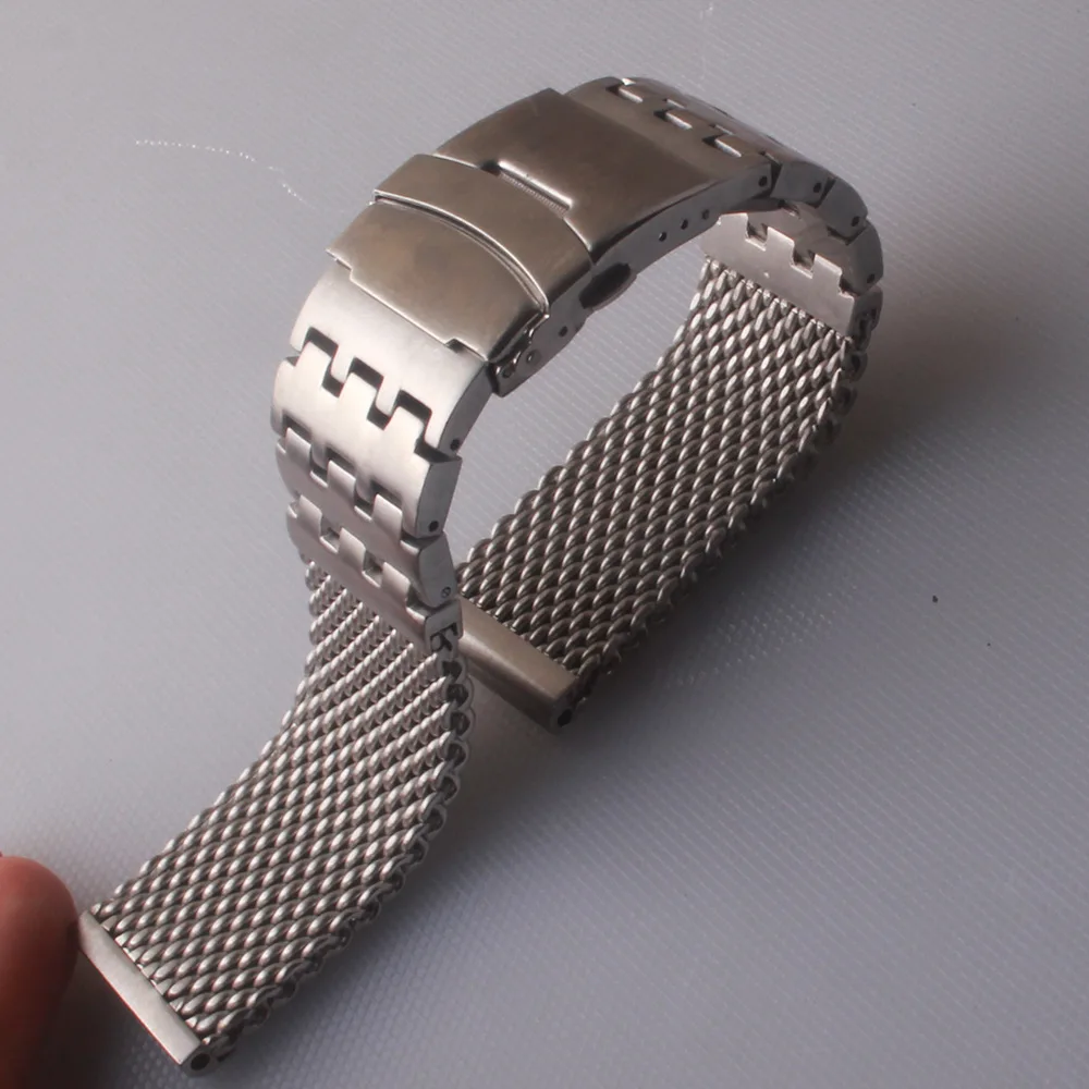 Bracciale Adatto In Acciaio Inossidabile Per Orologio Breitling Con Cinturino In Acciaio A Rete Cool Shark Orologio Milano Con Uomo 24Mm