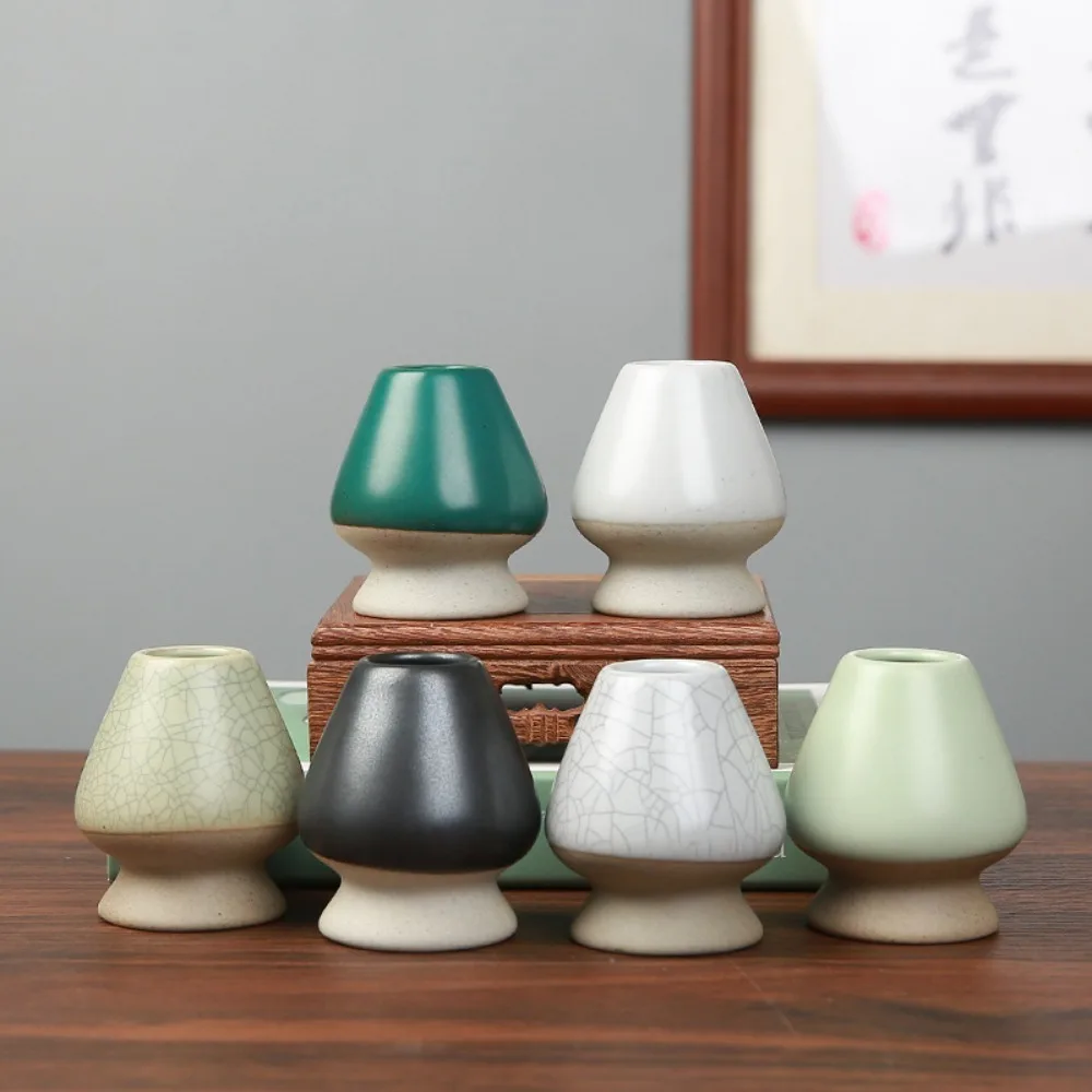 Ceramic Matcha Green Tea Chasen Holder Stand Bowl Bamboo Frusta Grinder Spazzole Porta Attrezzi Da Tè Accessori Per Il Tè Teaware
