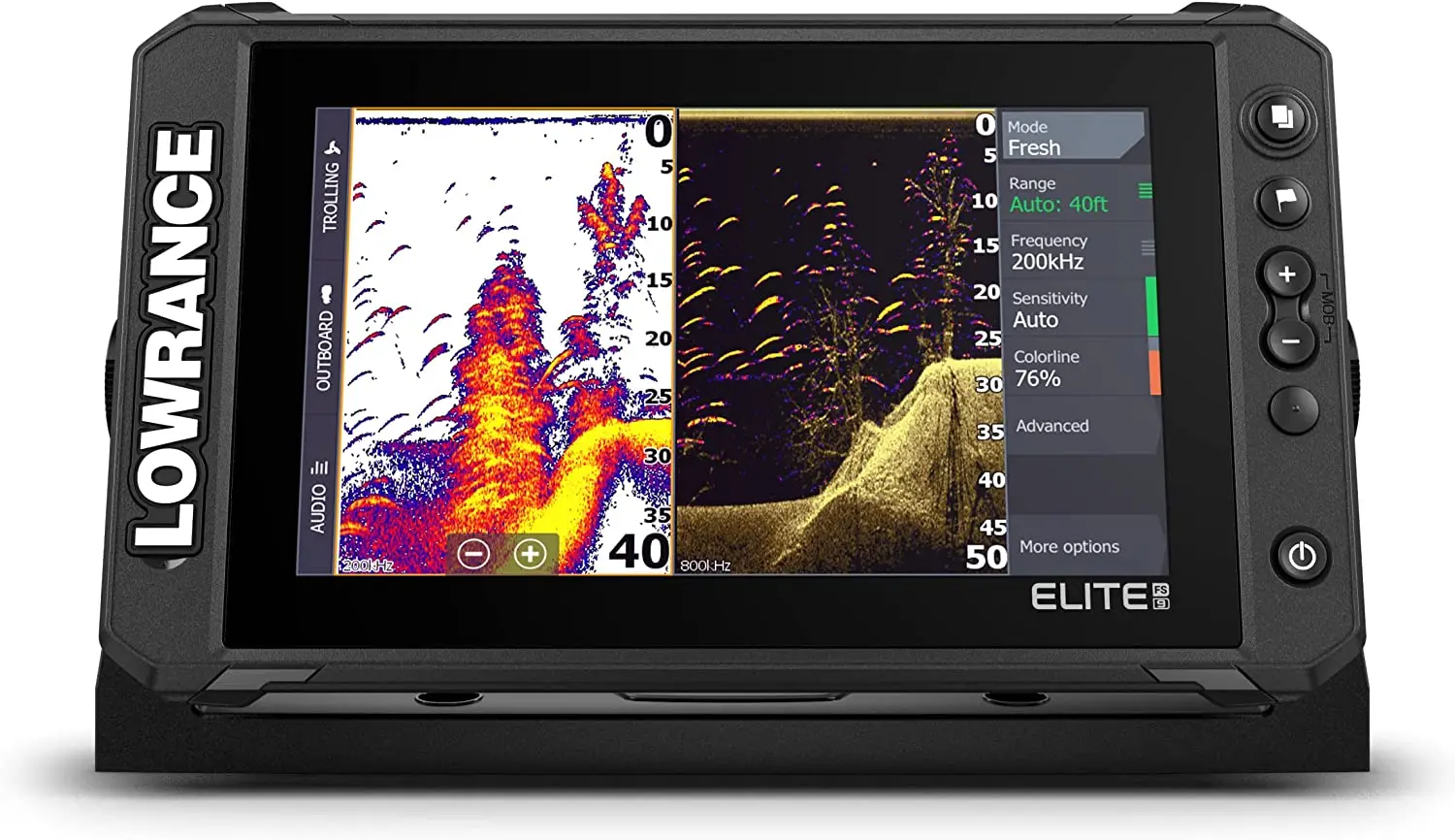 Lowrance Elite Fs 9 Fish Finder Con Trasduttore 3 In 1 Per Imaging Attivo