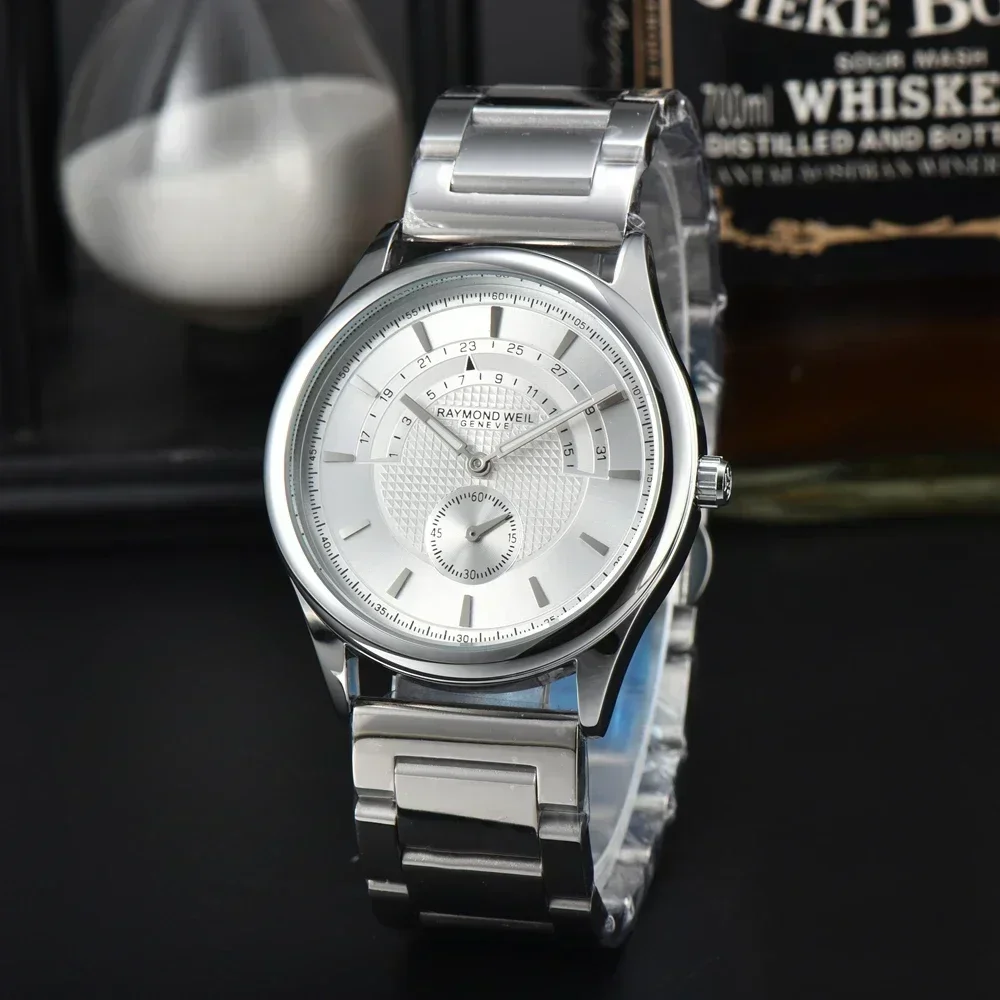 Raymond Weil Top Watches For Mens Luxury Top Time Style Sport Date Orologio Da Polso Business Cronografo Quarzo Aaa Orologi Maschili