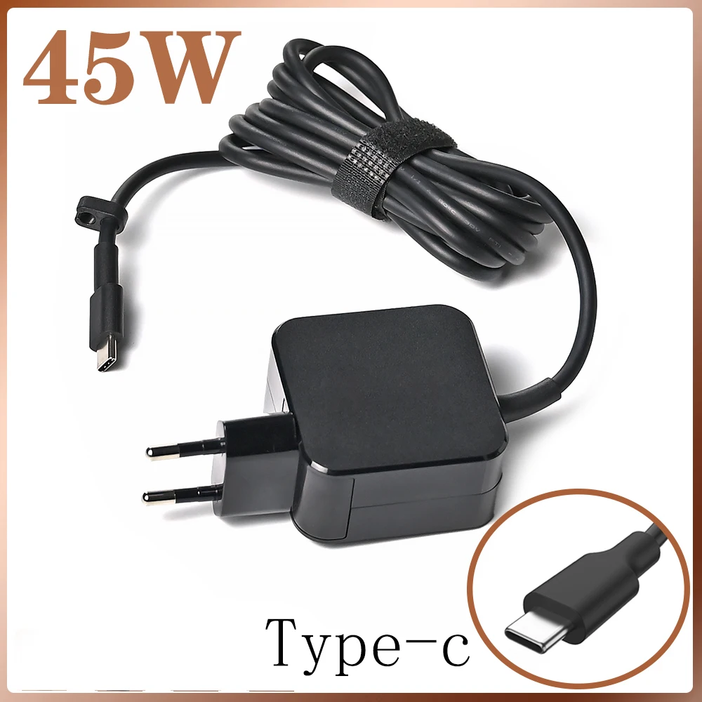 Caricabatterie Adattatore Ca 20V 2.25A 45W Type-C Usb-C Per Asus Chromebook C302 C302C C302Ca C523 C523N C523Na Ux370Ua Ux370U Ux370 Ux390