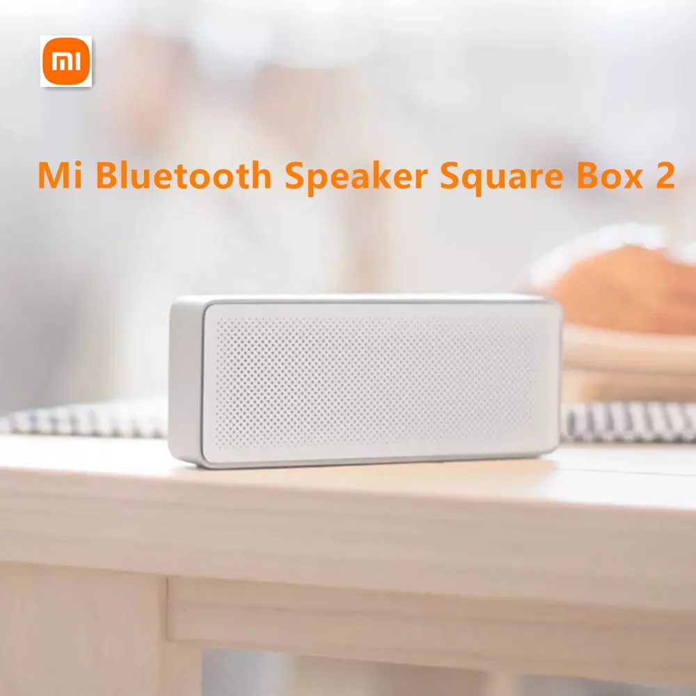 Xiaomi Mi Bluetooth Speaker Square Box 2 Xiaomi Speaker 2 Square Stereo Portable V4.2 Suono Ad Alta Definizione Smart Xiaomi Home