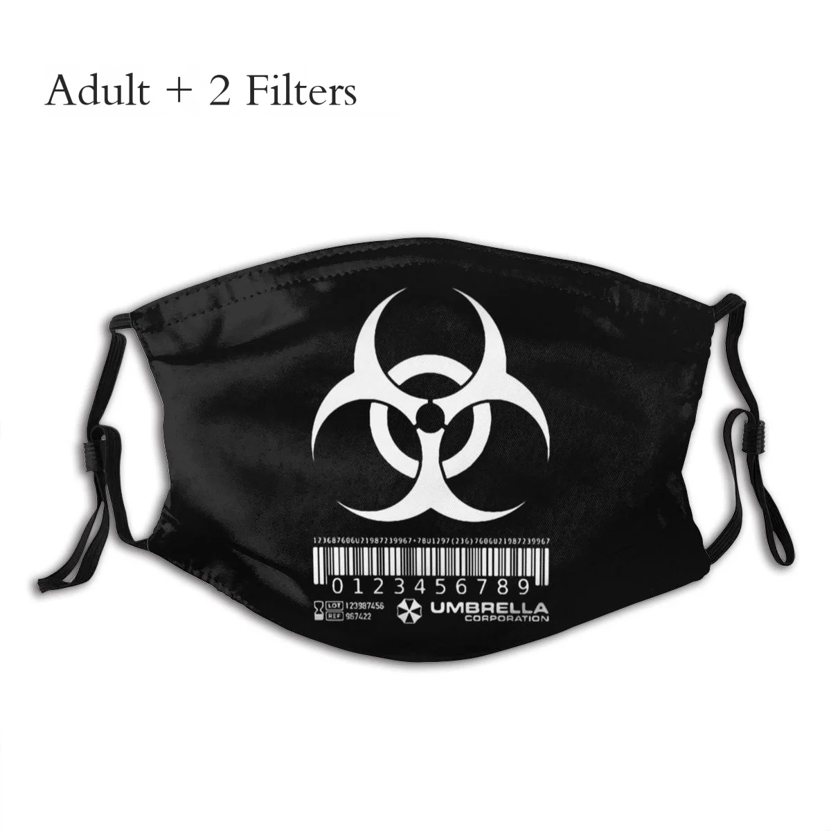 Bihazard Corona Gear Maschera Unisex Ombrello Corporation Confortevole Muffola In Tessuto Modello Wasbaar Con Filtri
